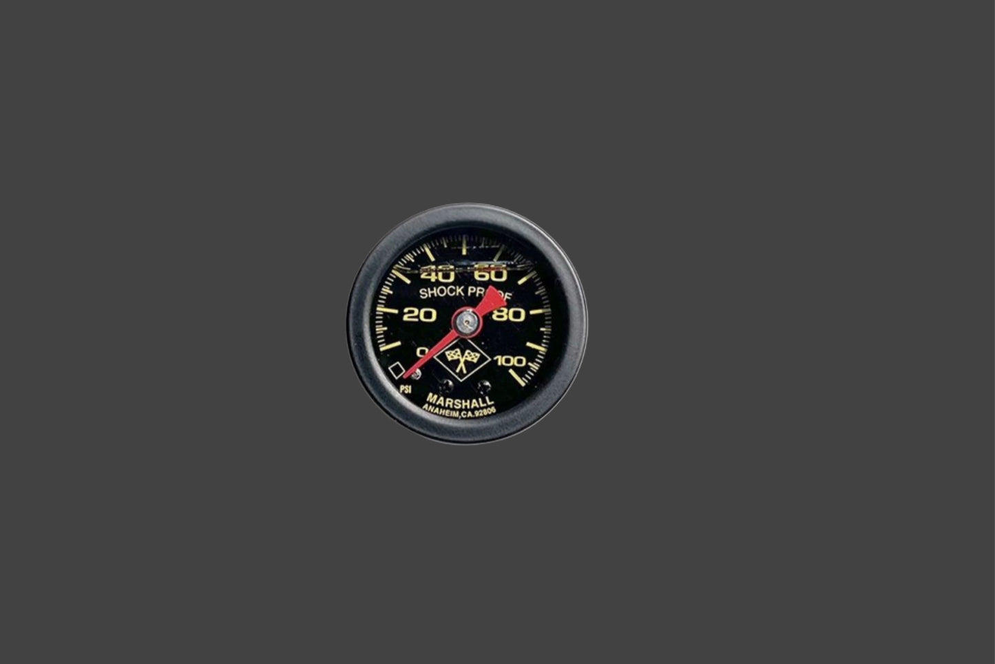 Fuel Pressure Gauge 0-100 psi Liquid Filled